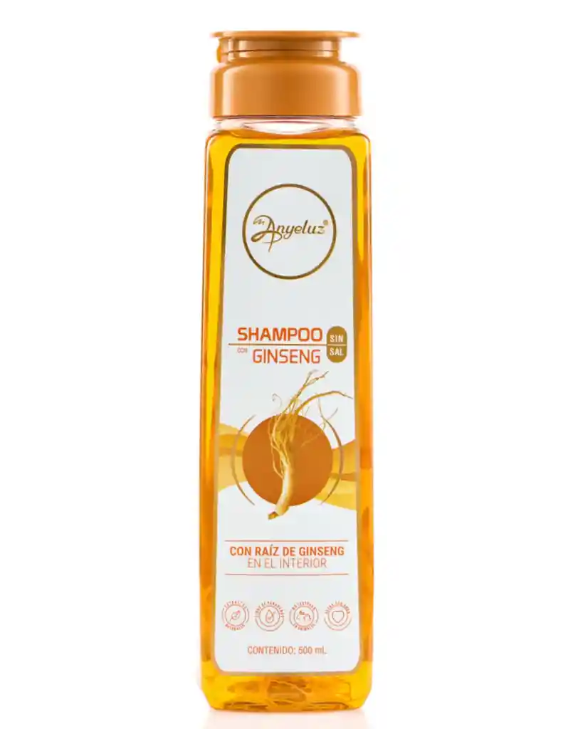Shampoo Con Ginseng Anyeluz
