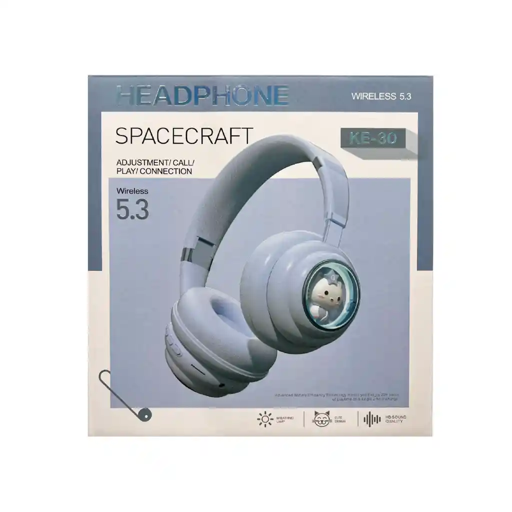 Diadema Bluetooth Keeka Ke-30 (amarilla)