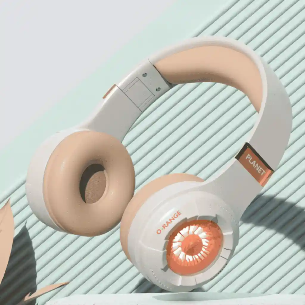 Diadema Bluetooth Keeka Ke-25 (beige)