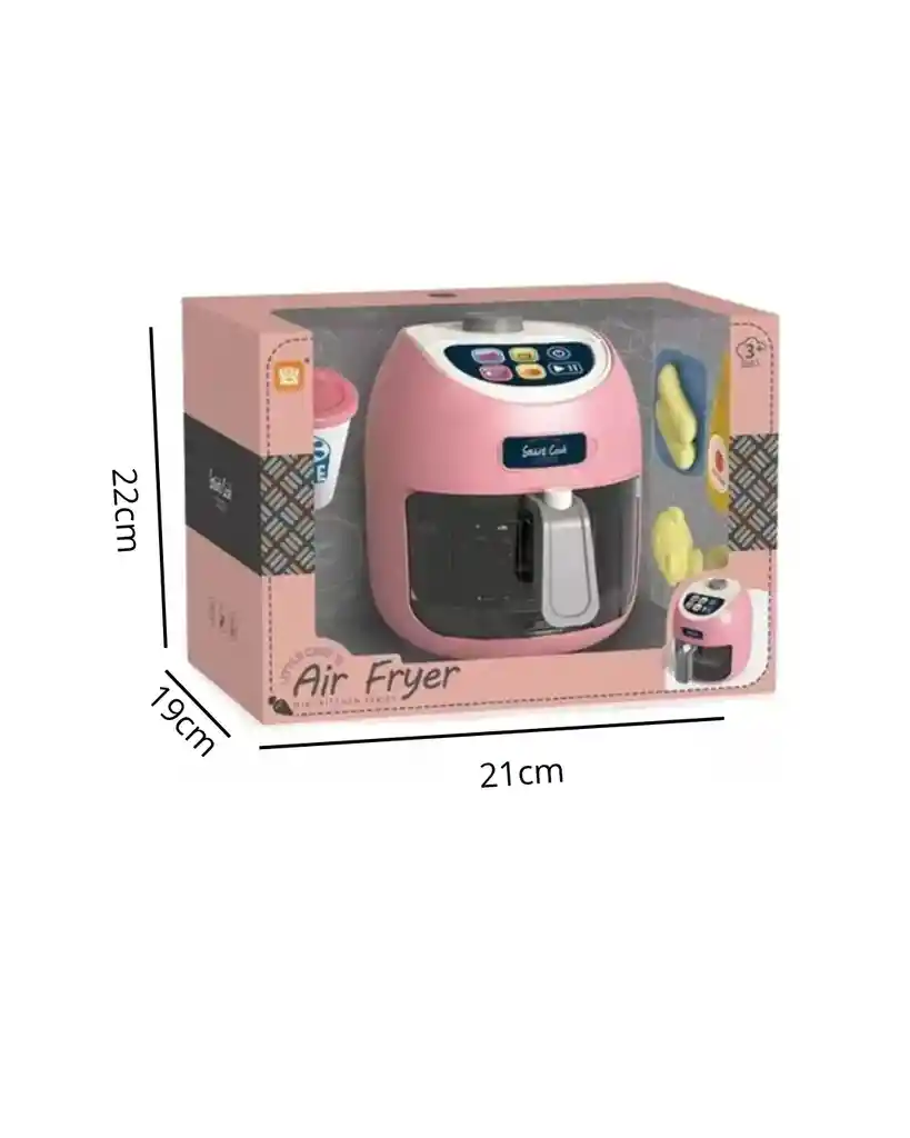 Freidora De Juguete Juego Interactivo Con Luces, Sonidos Y Comida Que Cambia De Color