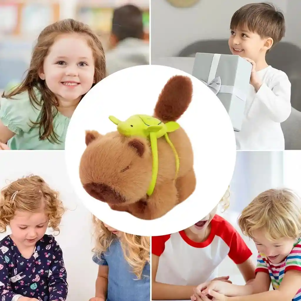 Nueva Pulsera De Peluche Con Forma De Capibara 4 En 1