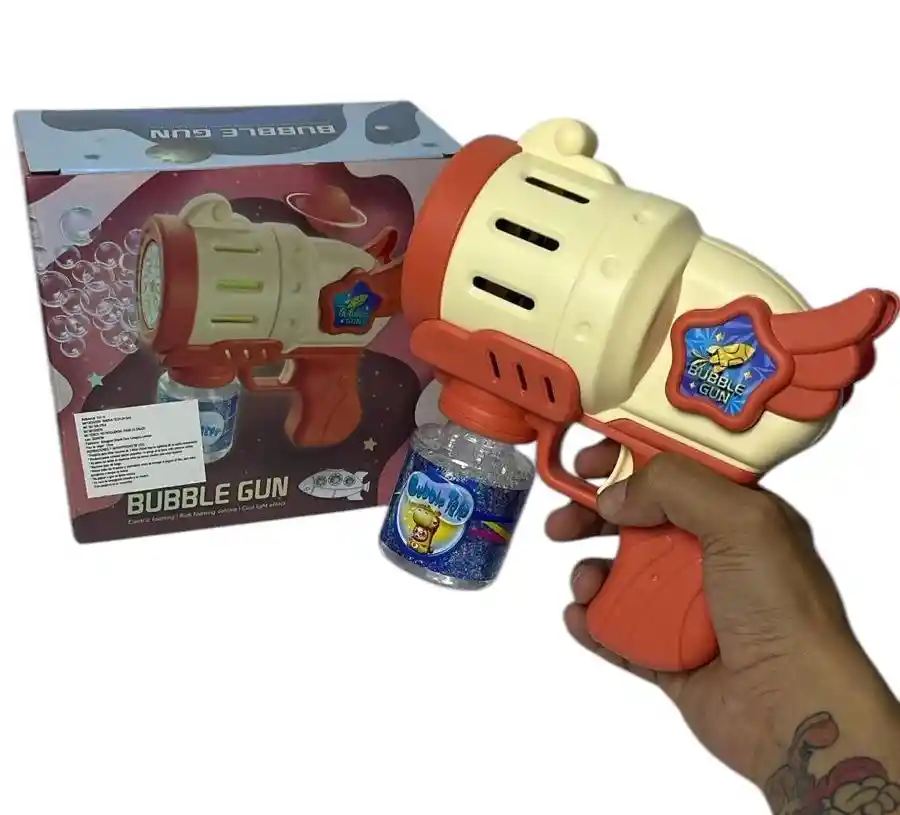 Pistola Lanza Burbujas Burbujero