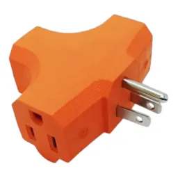 Te Naranja Industrial Con Polo A Tierra