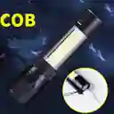 Linterna Mini Led Recargable Luz Zoom Largo Alcance