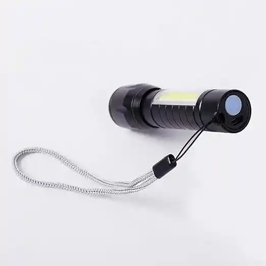 Linterna Mini Led Recargable Luz Zoom Largo Alcance