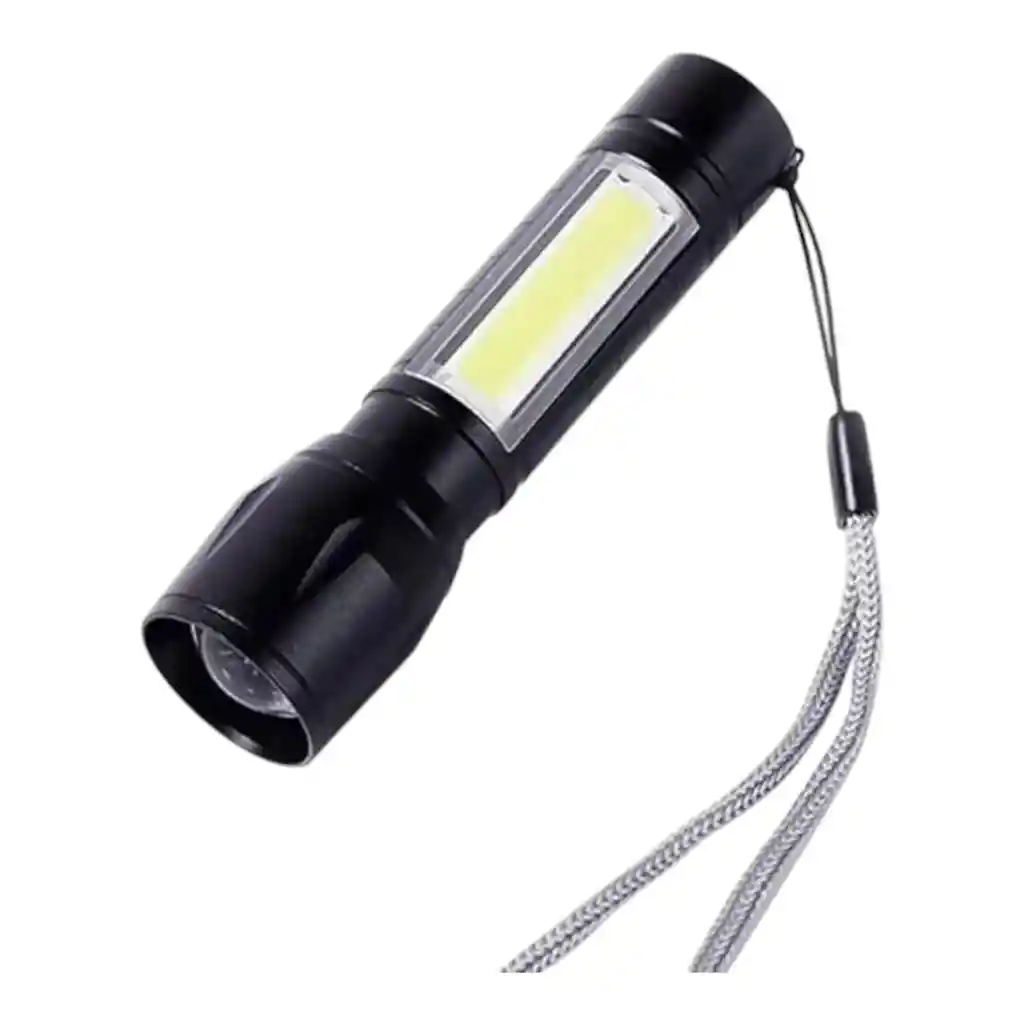 Linterna Mini Led Recargable Luz Zoom Largo Alcance