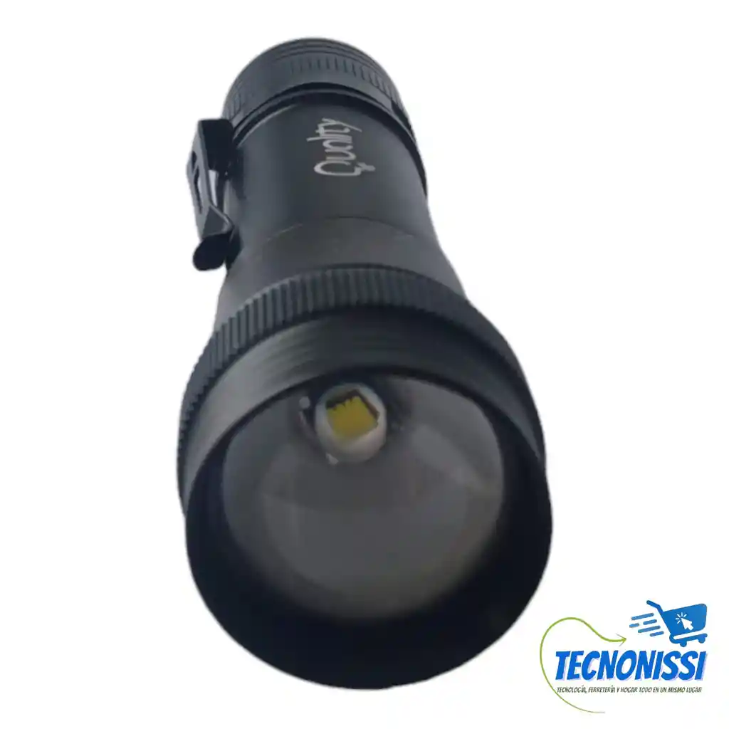 Linterna Mediana Led Recargable Luz Zoom Largo Alcance