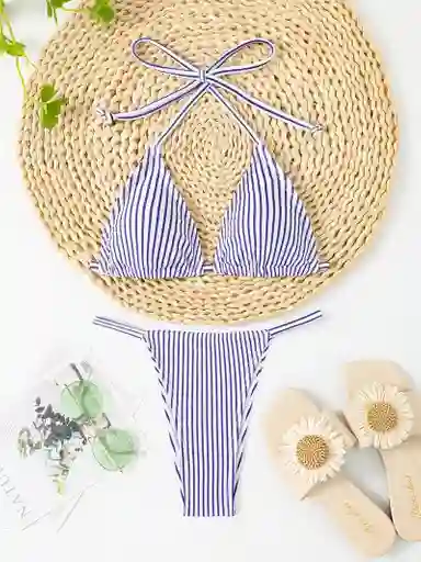 Conjunto De Bikini De Mujer Con Top , Talla M #3