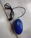 Mouse Con Cable De Color Azul Oscuro Optico