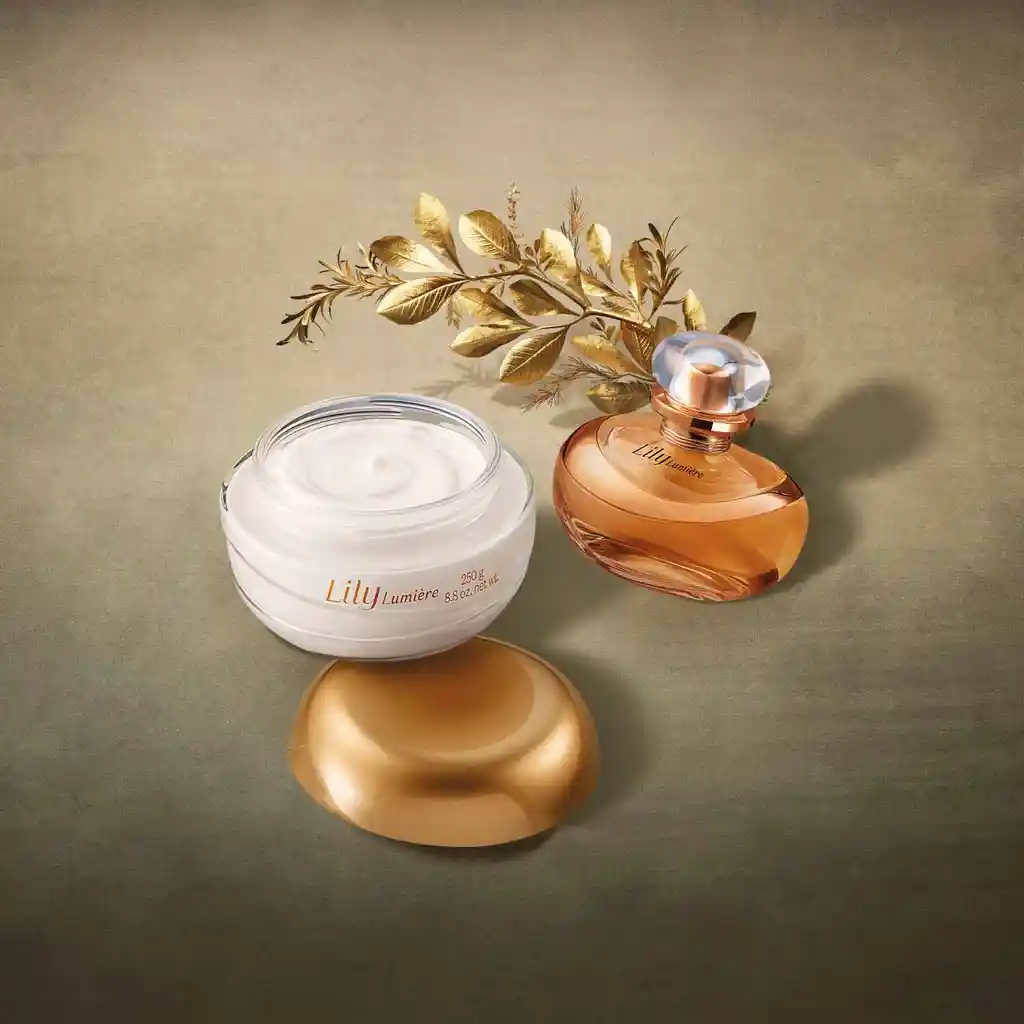 O Boticario - Kit De Regalo Navidad Femenino Lily Lumiere (crema Hidratante Corporal + Perfume Femenino)