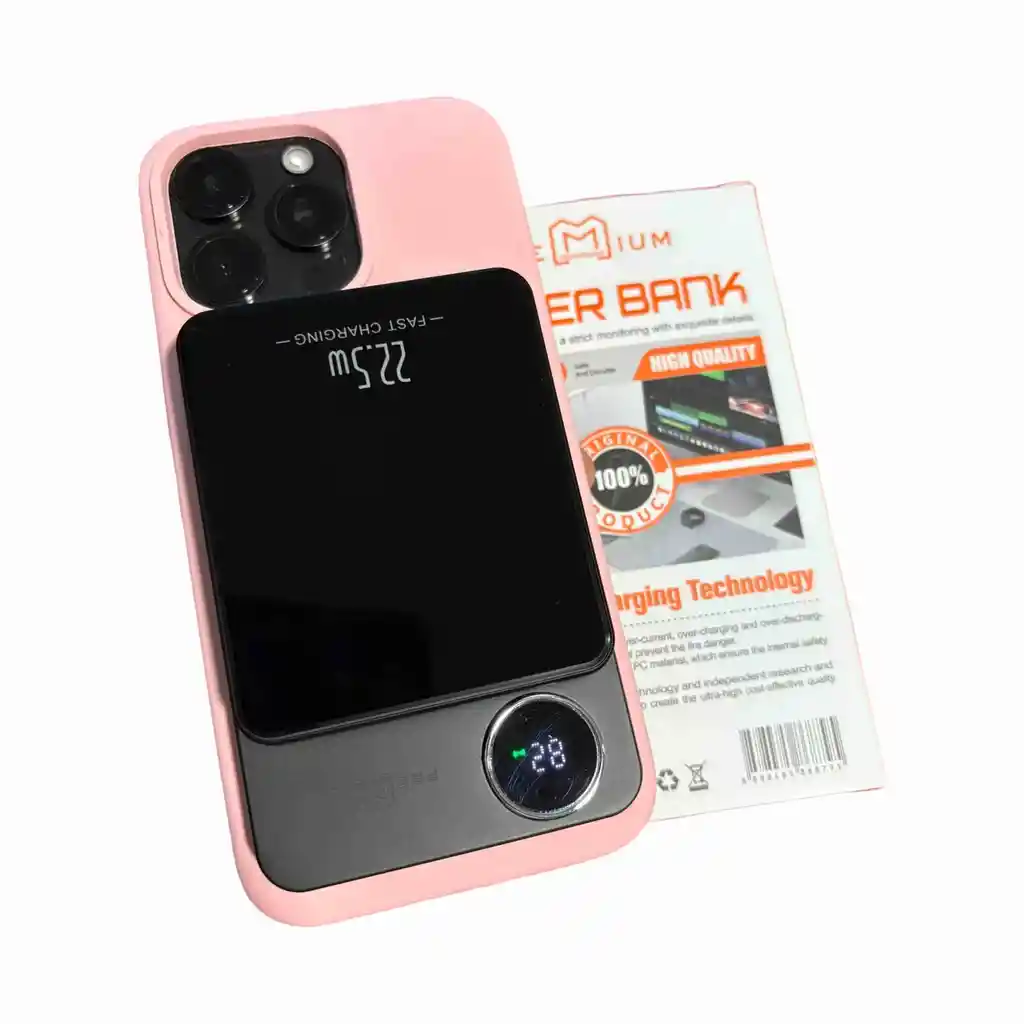 Cargador Inalambrico | Magsafe | Power Bank De 10.000mah | 22.5w