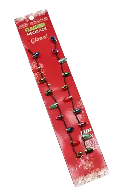 Collar Colgante Luces Navideño Navidad