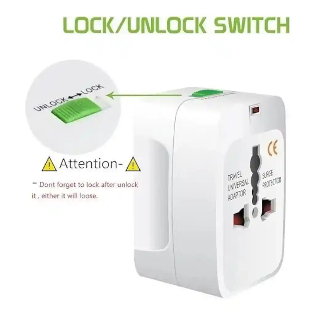 Adaptador Universal De Viaje