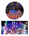 Cortina Luces Led X 200 Decoración Navidad 6 Mts. X 45 Cms. Multicolor