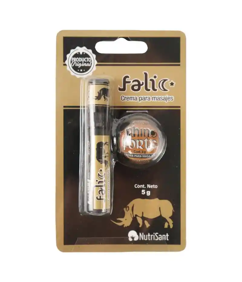 Retardante Masculino Rhino Spray 5ml + Crema 3g