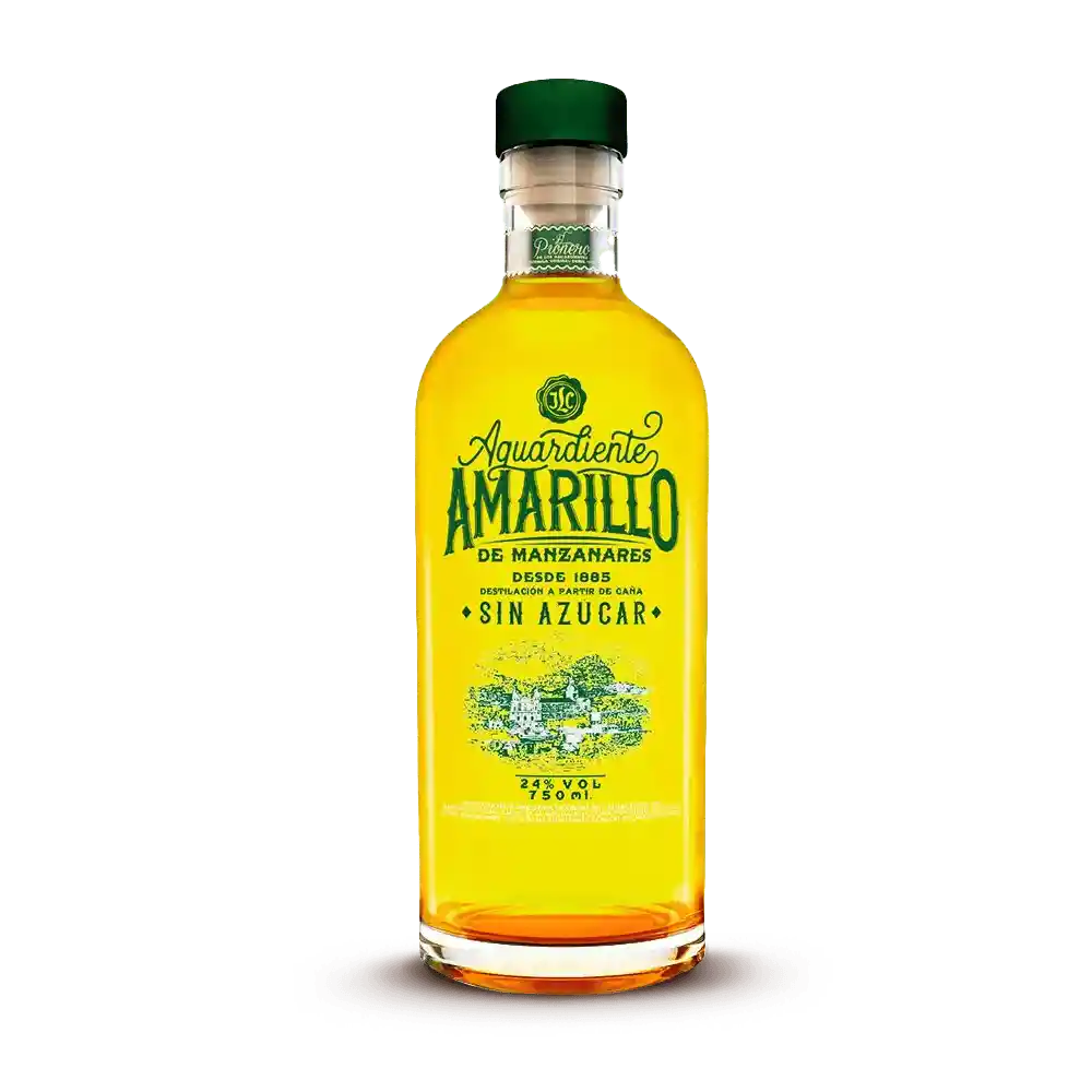 Aguardiente Amarrillo De Manzanares Sin Azucar
