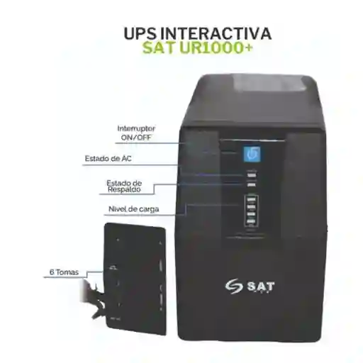 Ups Sat R1000 1000va /500w
