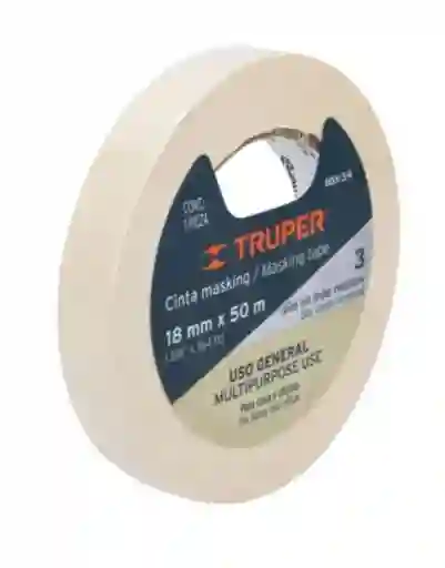 Cinta Enmascarar 3/4" X 50 Metros Truper