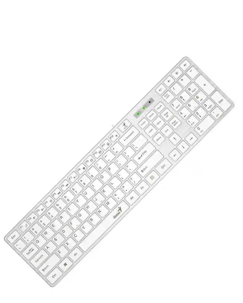 Teclado Genius 126 Blanco Alambrico Qwerty Español Membrana