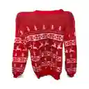 Saco Sueter Navideño Talla S M L Color Rojo Negro Verde Azul Oscuro