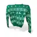 Saco Sueter Navideño Talla S M L Color Rojo Negro Verde Azul Oscuro