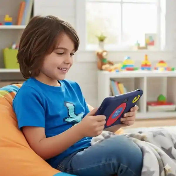 Tablet Kids Niños K3 Android 13 6gb Ram 128gb Almacenamiento Azul