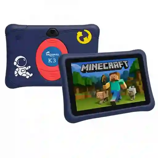 Tablet Kids Niños K3 Android 13 6gb Ram 128gb Almacenamiento Azul