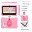 Tablet Kids Niños K3 Android 13 6gb Ram 128gb Almacenamiento Rosa