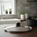 Tapa De Vidrio Templado 24 Cm Para Sartén Olla