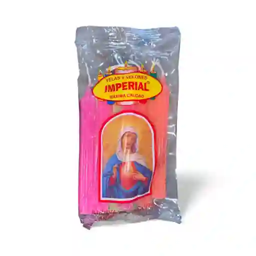 Velas Velitas X10 Unidades Para Navidad En Colores Surtidos