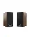Parlantes Genius 2.0 Sp Hf180 6w Conexion 3.5/usb Madera