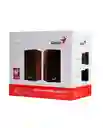 Parlantes Genius 2.0 Sp Hf180 6w Conexion 3.5/usb Madera