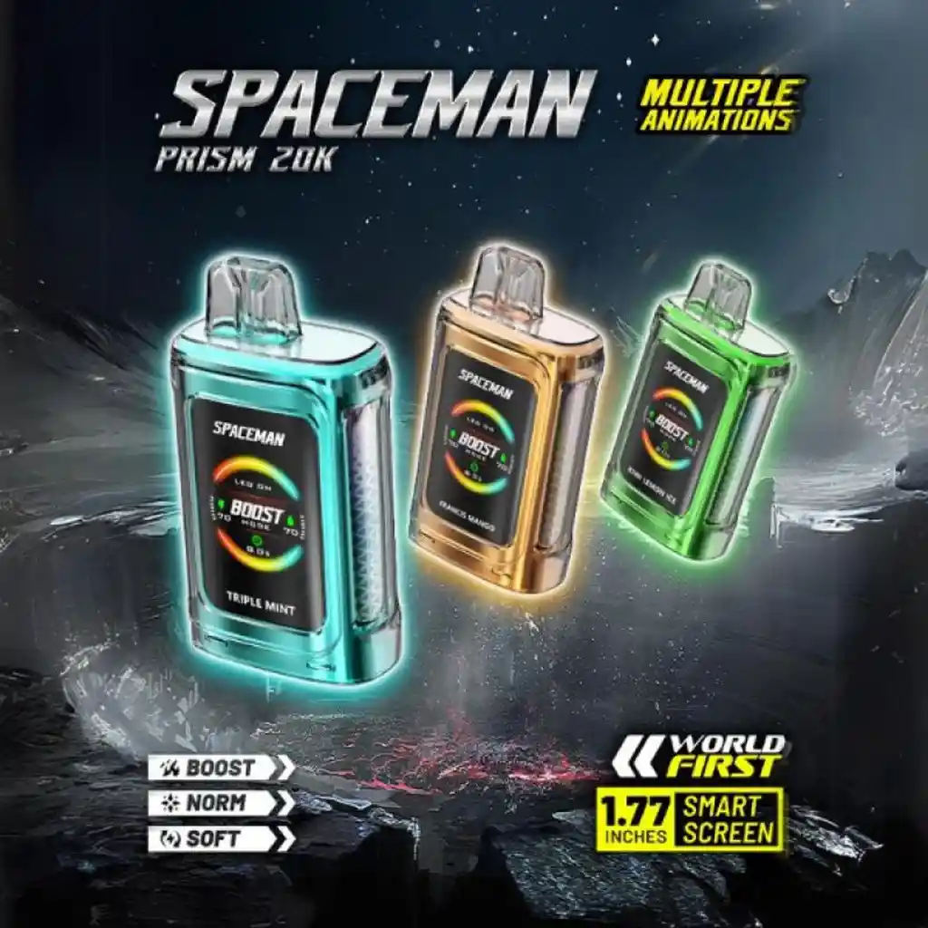 Spaceman Vape / Vaporizador Miamu Mint 20.000 Puff