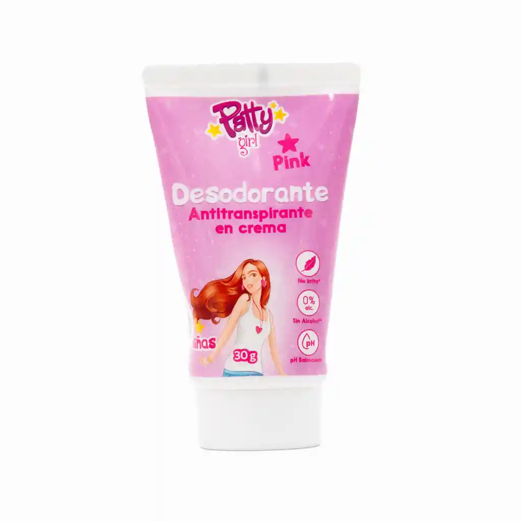 Johnvery Desodorante Patty Girl Pink Crema X 30g