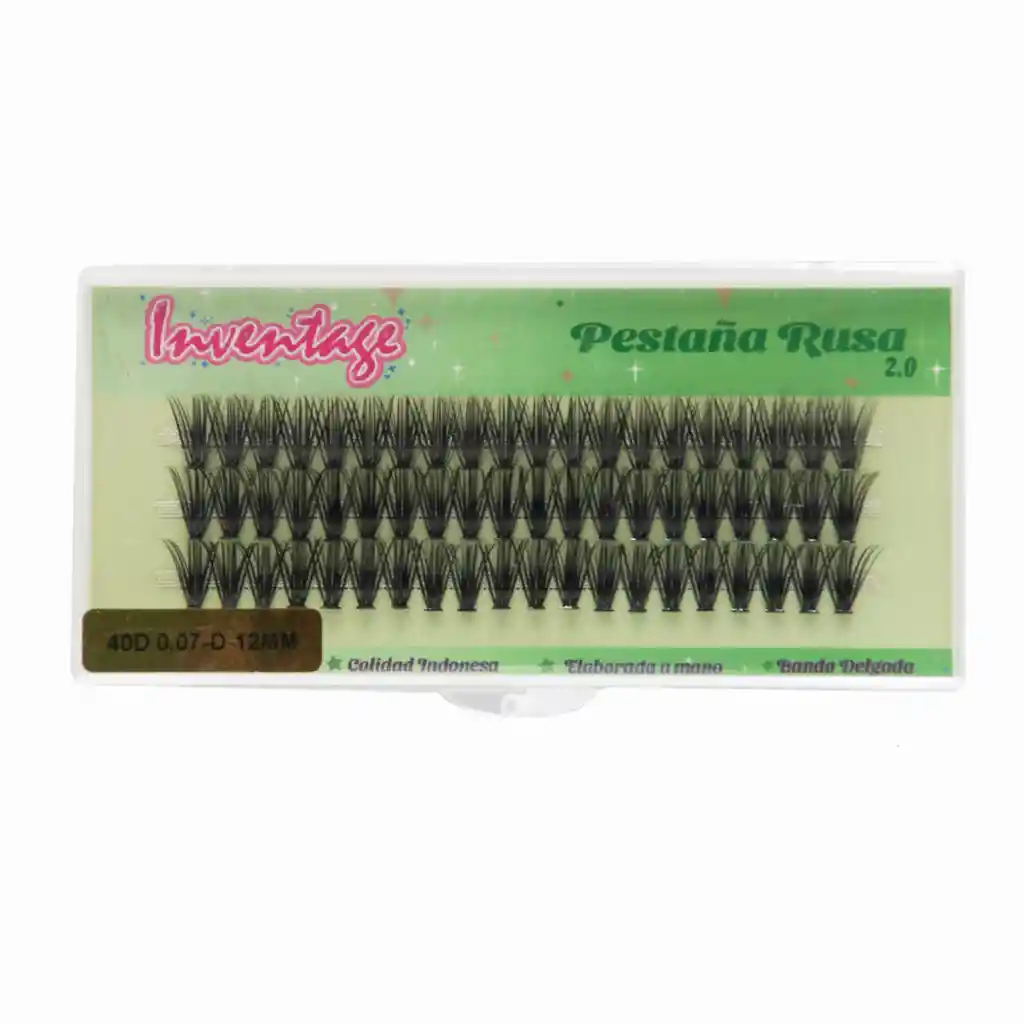 Inventage Pestaña Volumen Ruso Plus 40d 0.07-d-12mm
