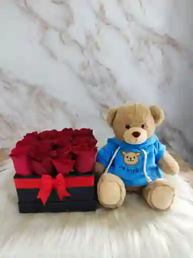 Caja De Rosas Pequeña