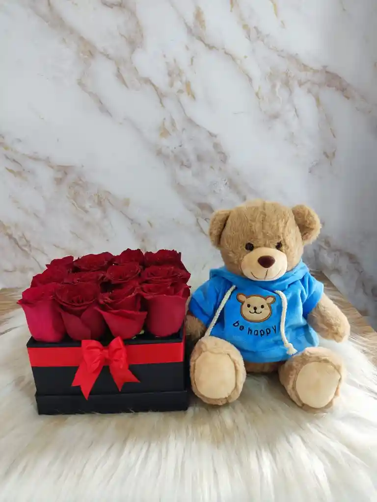 Caja De Rosas Pequeña