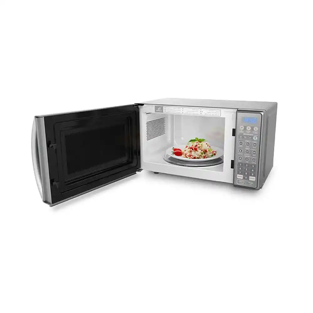 Horno Microondas Electrolux 45x26x34cm Gris Plata 7 Pc 700 W