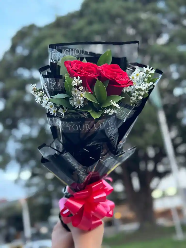 Bouquet De 2 Rosas