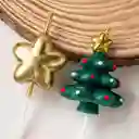 5 Velaa Arbol De Navidad Y Estrellas Decorativa Pastel