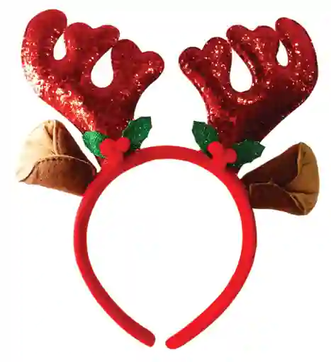 Navidad Balaca Diadema Renos Navideños