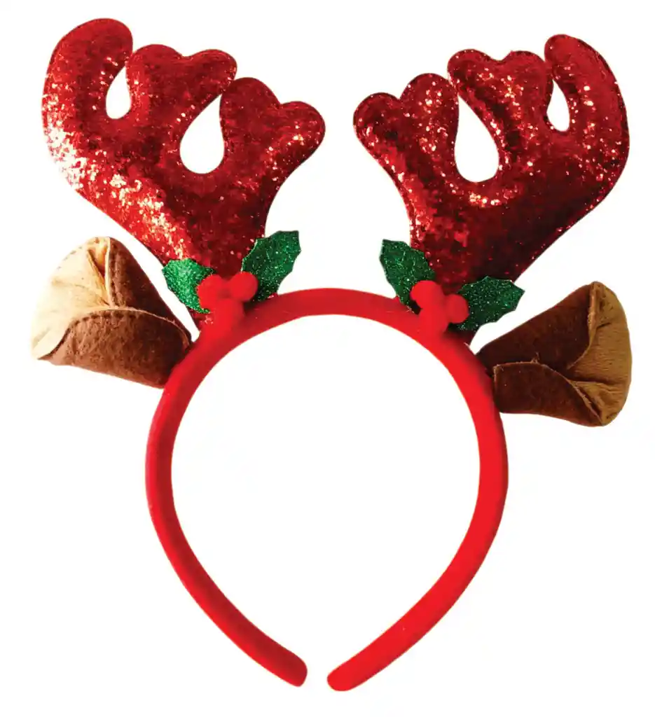Navidad Balaca Diadema Renos Navideños