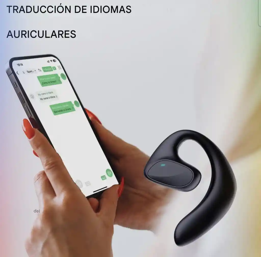 Auriculares Audifonos Inteligente De Traducción Instantánea