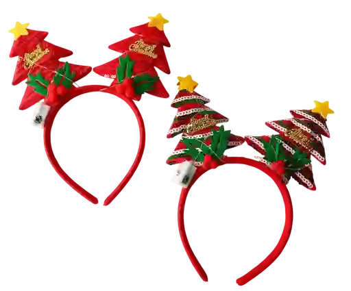 Navidad Balaca Diadema Arbol Navideño Con Luces Surtido