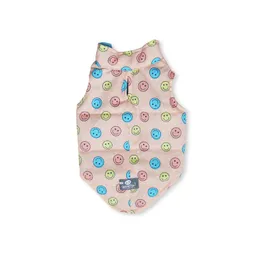 Chaleco M Dril Naranja Caritas Azul, Amarillo Y Rosa