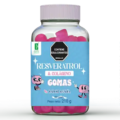 Gomas Resveratrol & Colágeno Elite Supplements