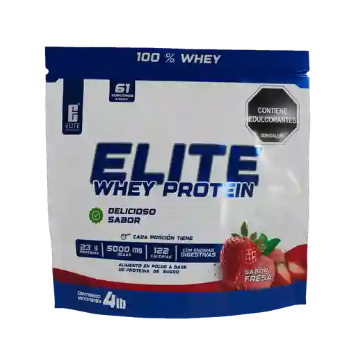 Elite Whey Protein 4lb Fresa Elite Supplements