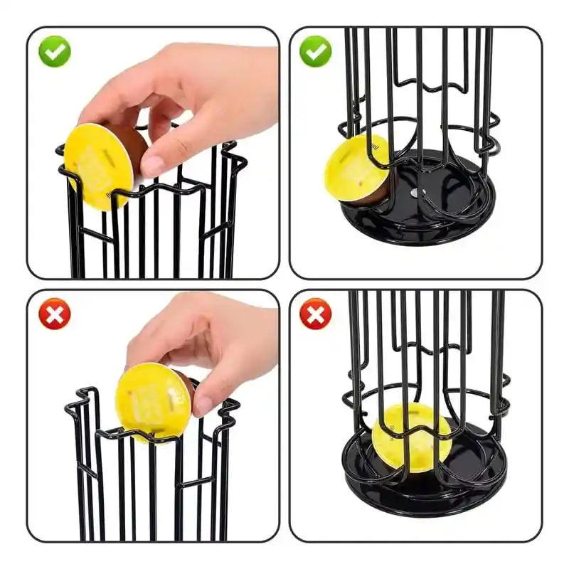 Soporte Giratorio Organizador 40 Cápsulas Café