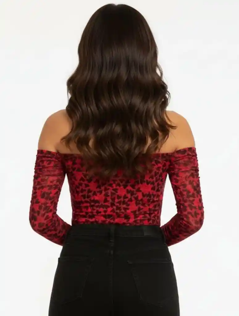 Body Para Mujer Mesh - The Amara Rojo