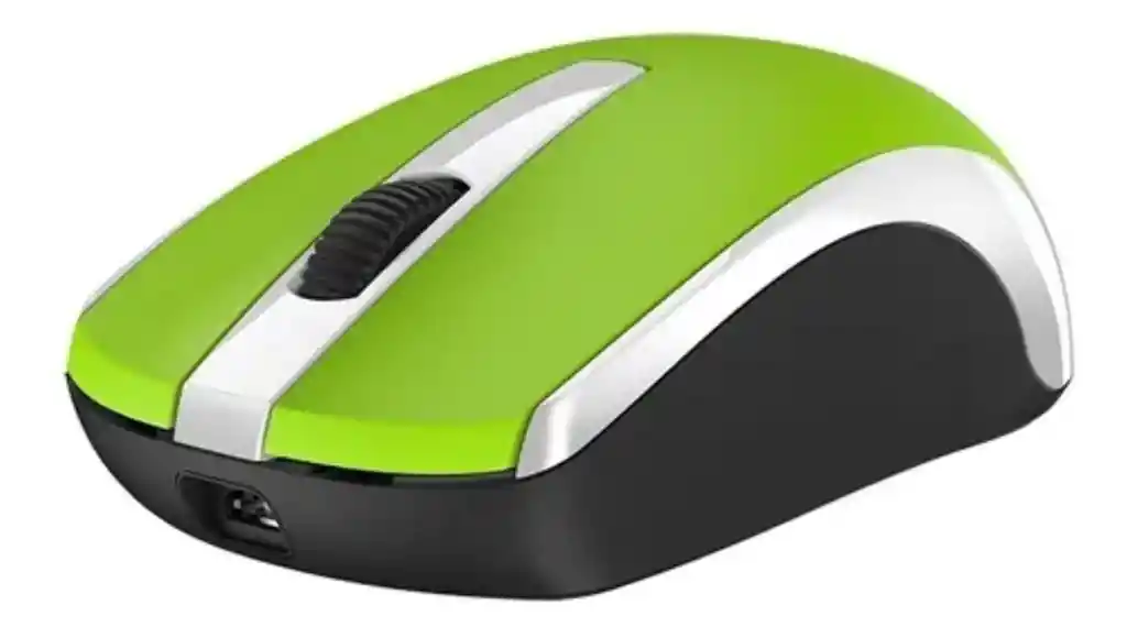 Mouse Genius Eco-8100 Inalámbrico – Color Verde – Recargable